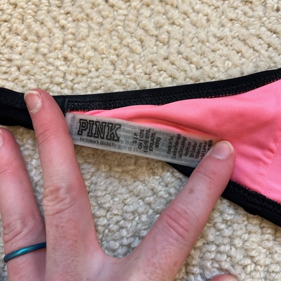 Victoria Secret black push up bikini top! Worn once. - Picture 3 of 3
